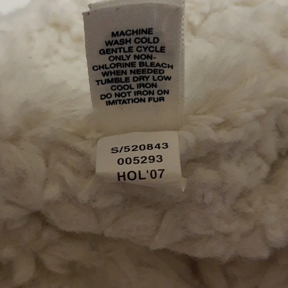 Baby Gap Logo Sherpa Lined Zippered Hoodie Jacket 6-12 mos
